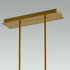 Modern Brushed Gold Chandelier for Kitchen Island